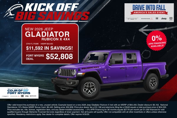 New 2026 Jeep Gladiator Rubicon X 4x4